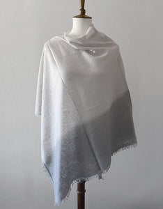 Felted Cashmere Ombre Pancho