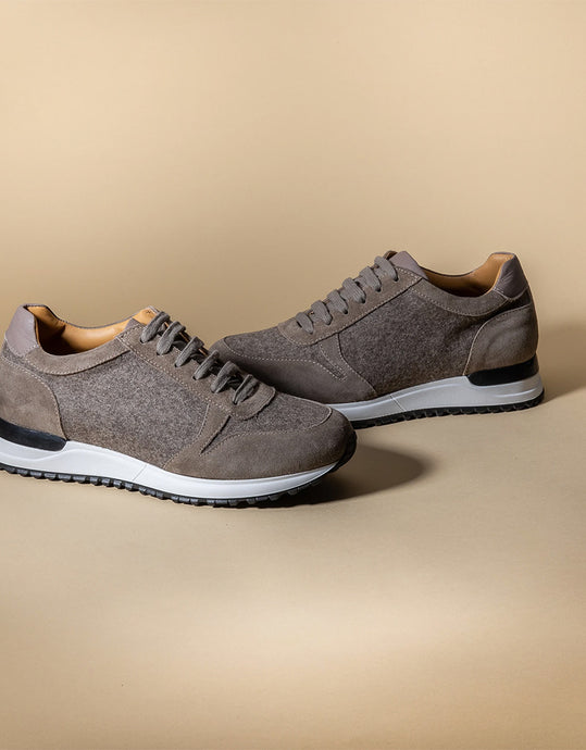 Monaco Ducks Sneaker 'Max' in Taupe